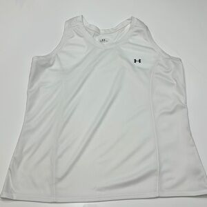 Under Armour XXL White Womens Racer‎ Back Tank
